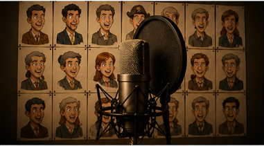 microphone voice actor